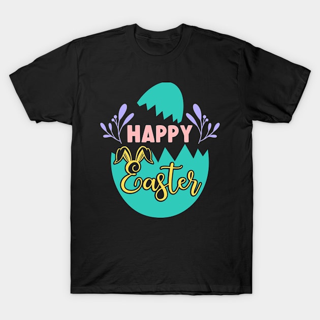 Happy Easter Easter Bunny Egg Hunting Happy Easter Day T-Shirt by ProArts